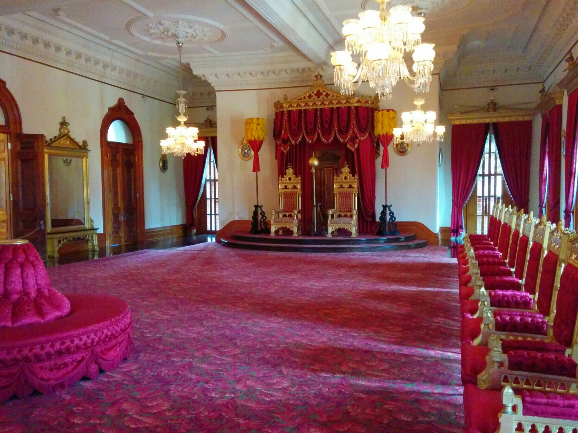 Iolani Palace interior